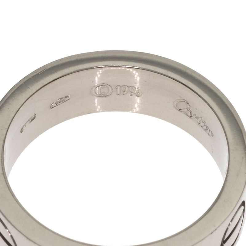 Cartier Love Ring 50 18k White Gold