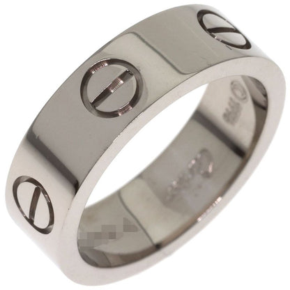 Cartier Love Ring 50 18k White Gold