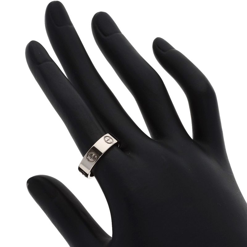 Cartier Love Ring 53 18k White Gold