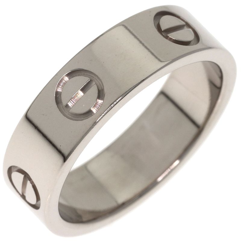 Cartier Love Ring 53 18k White Gold