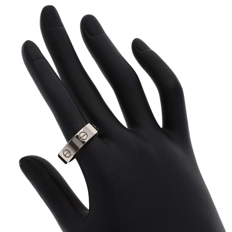 Cartier Love Ring 60 18k White Gold