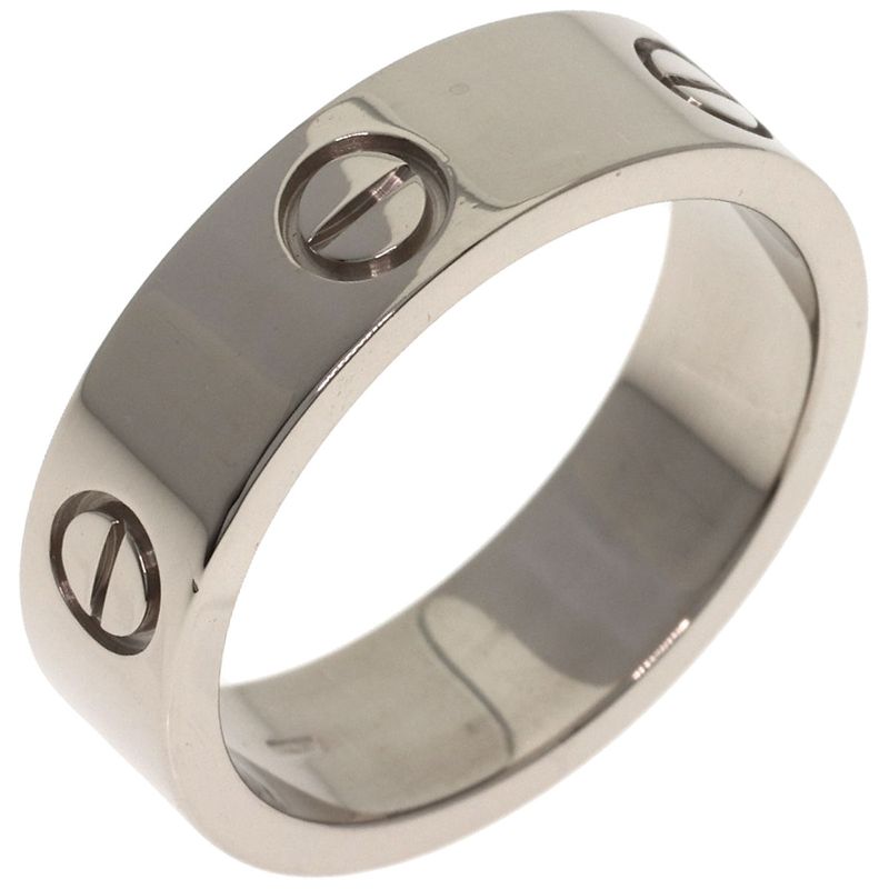 Cartier Love Ring 60 18k White Gold
