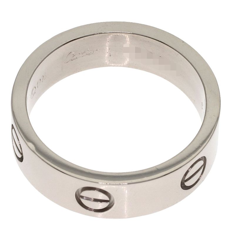 Cartier Love Ring 60 18k White Gold