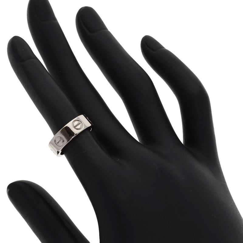 Cartier Love Ring 47 18k White Gold