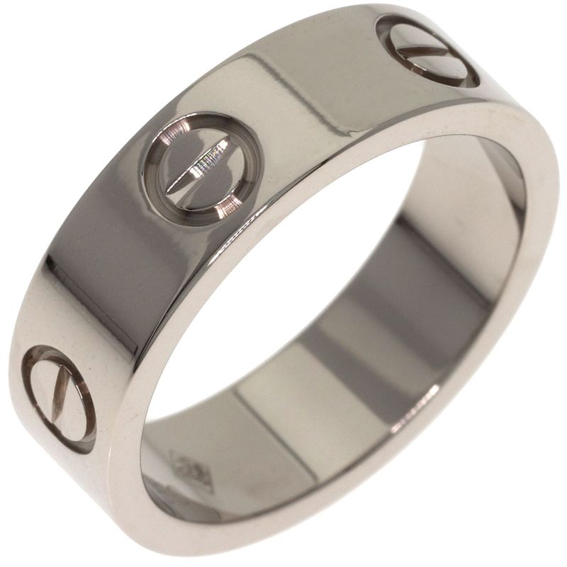 Cartier Love Ring 52 18k White Gold