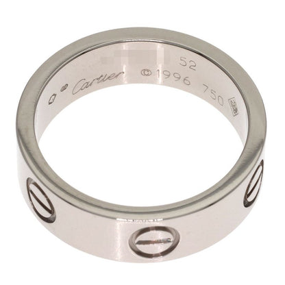 Cartier Love Ring 52 18k White Gold