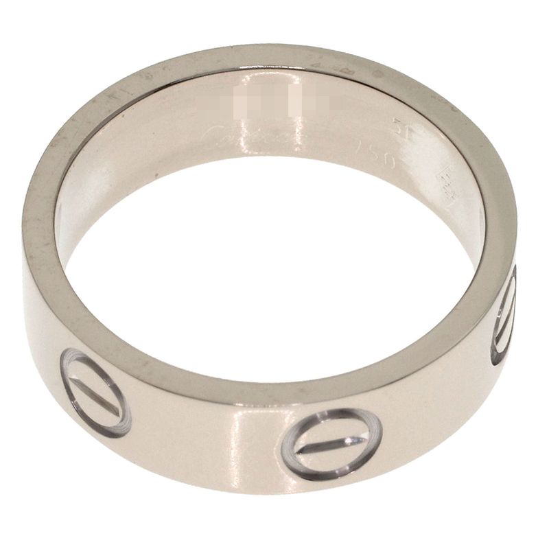 Cartier Love Ring 51 18k White Gold