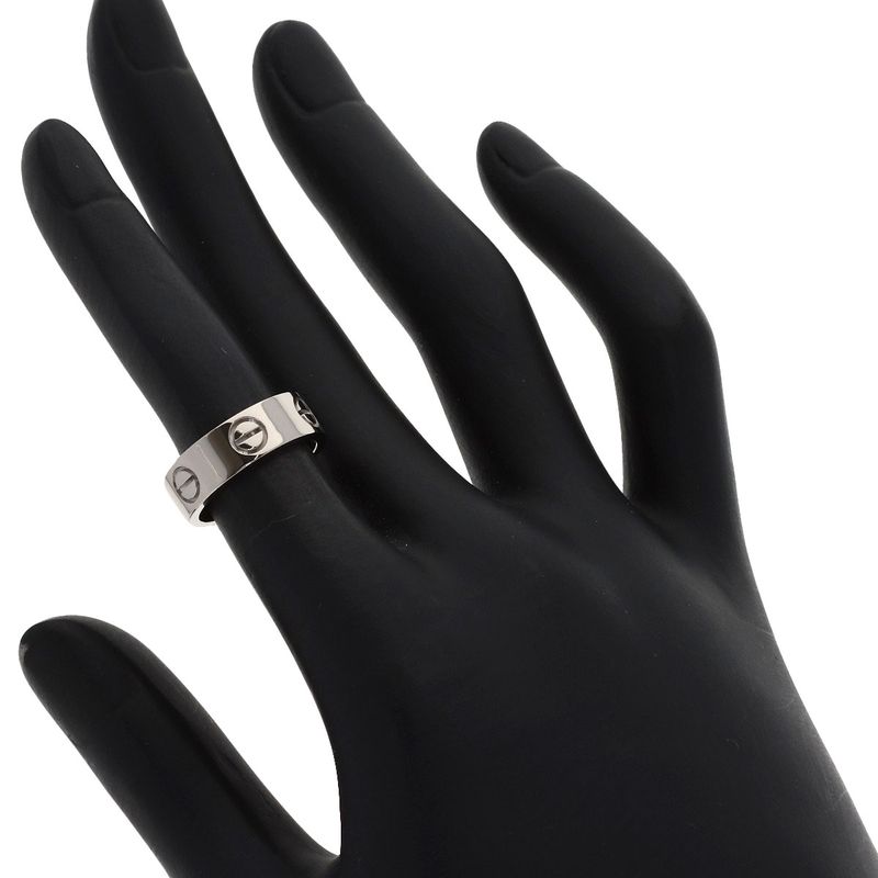 Cartier Love Ring 47 18k White Gold