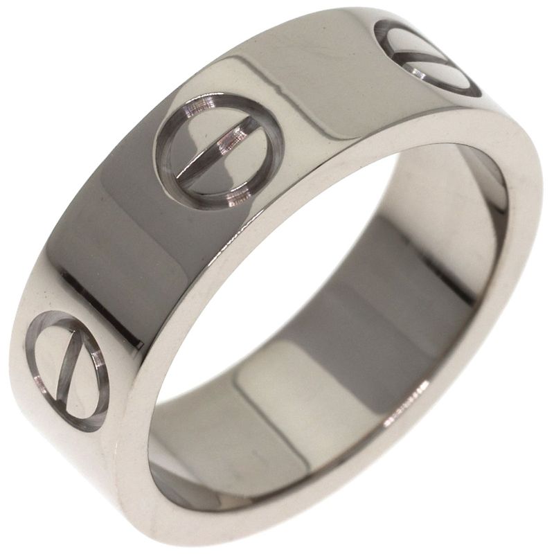 Cartier Love Ring 47 18k White Gold