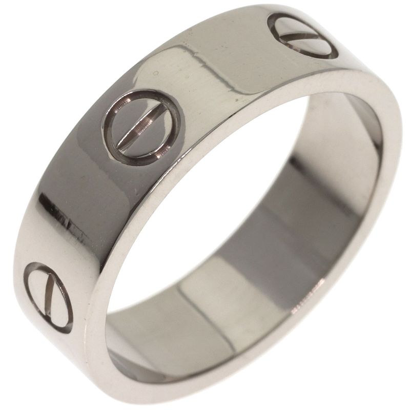 Cartier Love Ring 58 18k White Gold