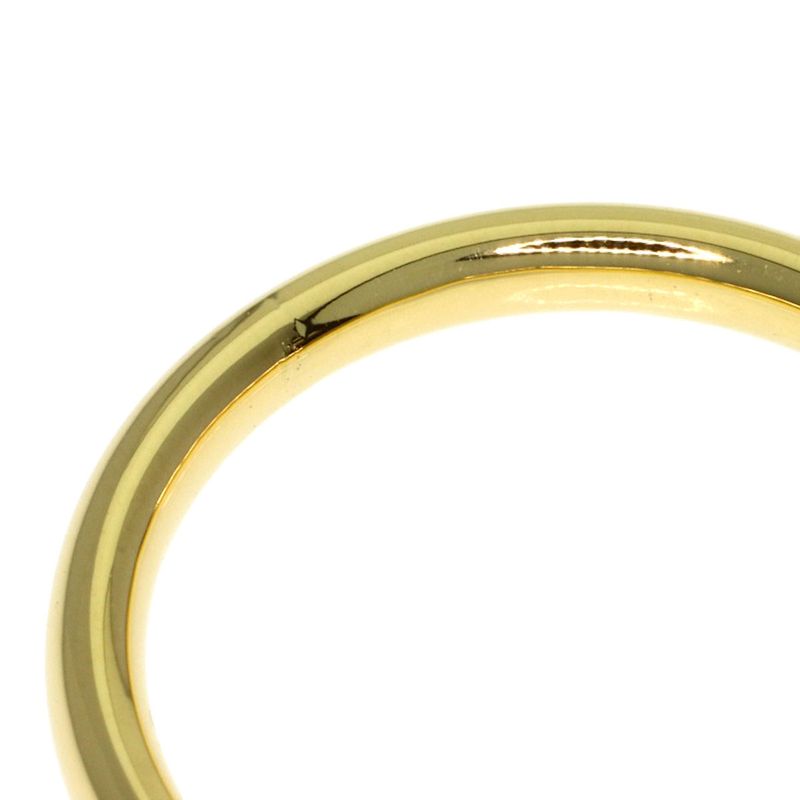Tiffany & Co Curved Band Diamond Ring 18k Yellow Gold
