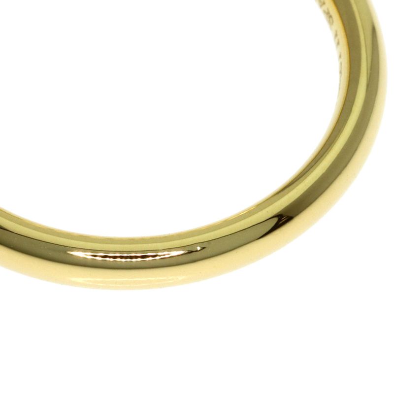Tiffany & Co Curved Band Diamond Ring 18k Yellow Gold