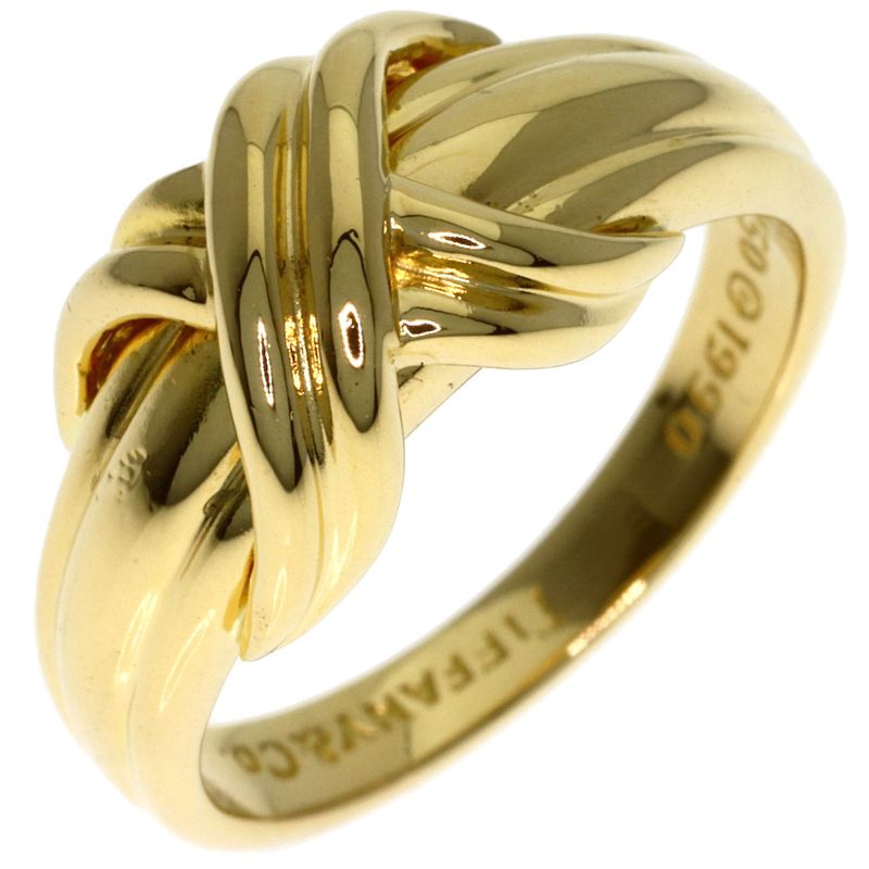 Tiffany & Co Signature Ring 18k Yellow Gold