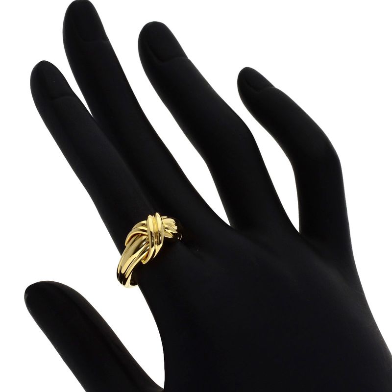 Tiffany & Co Signature Ring 18k Yellow Gold