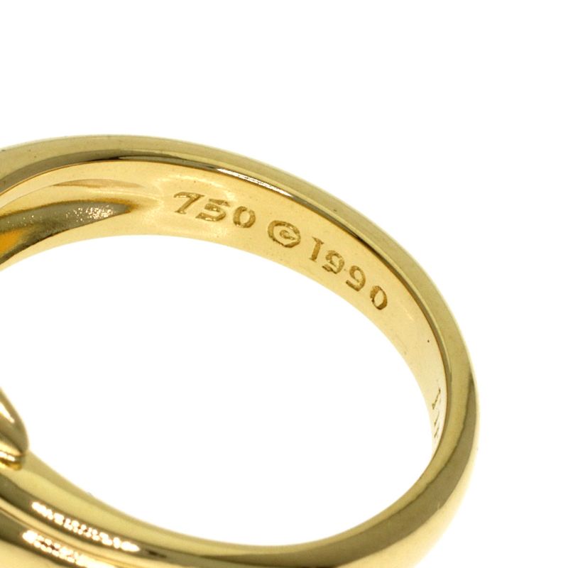 Tiffany & Co Signature Ring 18k Yellow Gold