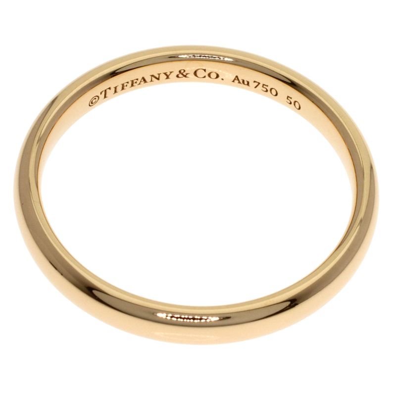 Tiffany & Co Wedding Band Ring 18k Pink Gold