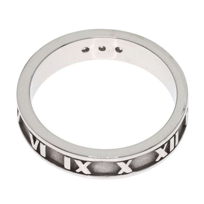 Tiffany & Co Atlas Narrow Diamond Ring 18k White Gold
