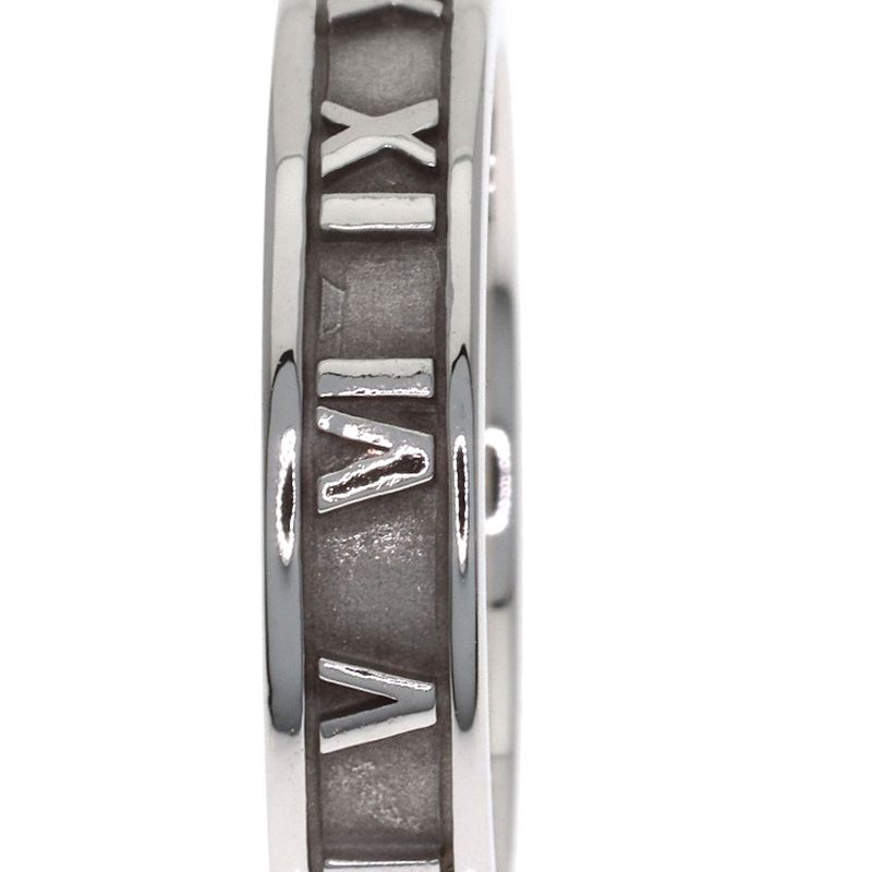 Tiffany & Co Atlas Narrow Diamond Ring 18k White Gold