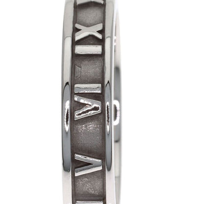 Tiffany & Co Atlas Narrow Diamond Ring 18k White Gold