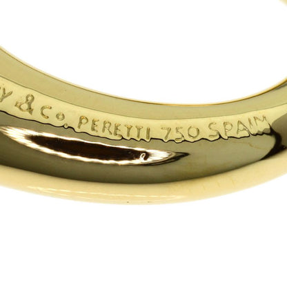 Tiffany & Co Open Heart Pendant Top 18k Yellow Gold