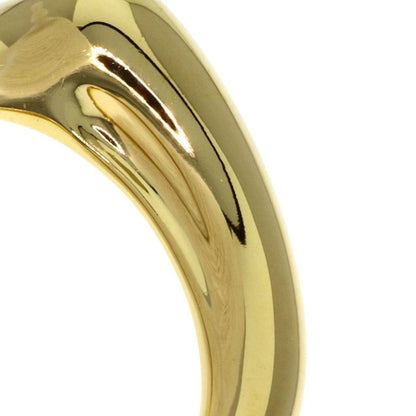 Tiffany & Co Open Heart Diamond Pendant Top 18k Yellow Gold