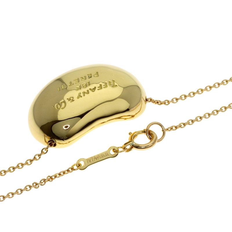 Tiffany & Co Bean Necklace 18k Yellow Gold