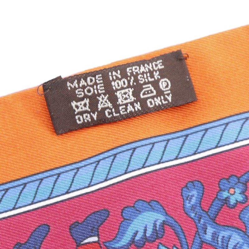 Hermes Maxi Twill Indian Hunting Chasse en Inde Silk Red Scarf