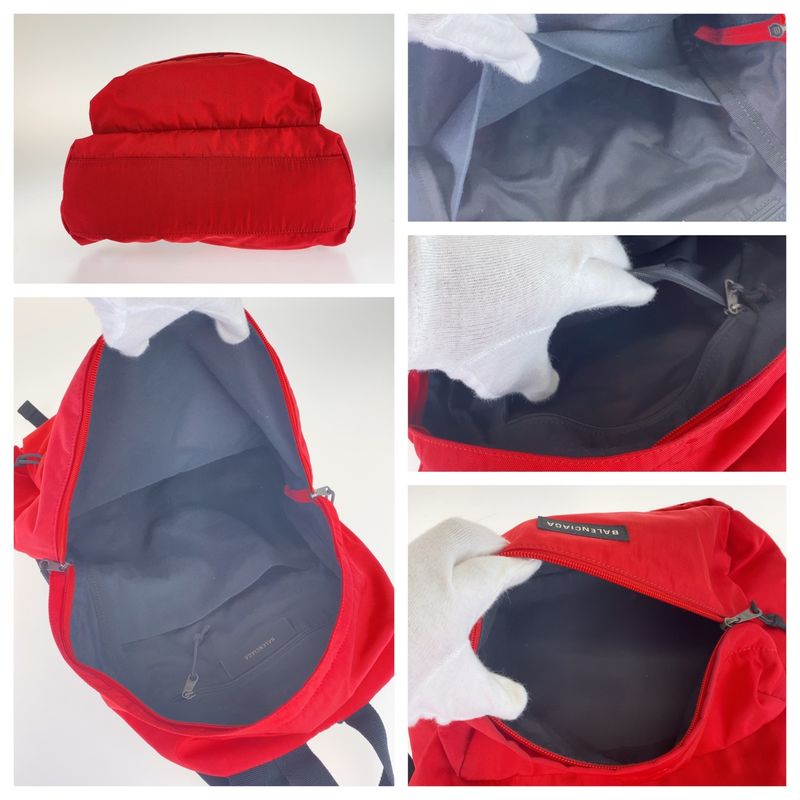 Balenciaga Explorer Red Black Backpack