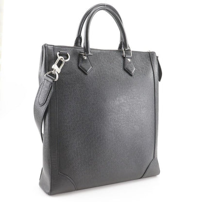 Louis Vuitton Vertical Tote 2-Way Shoulder Taiga Black Handbag