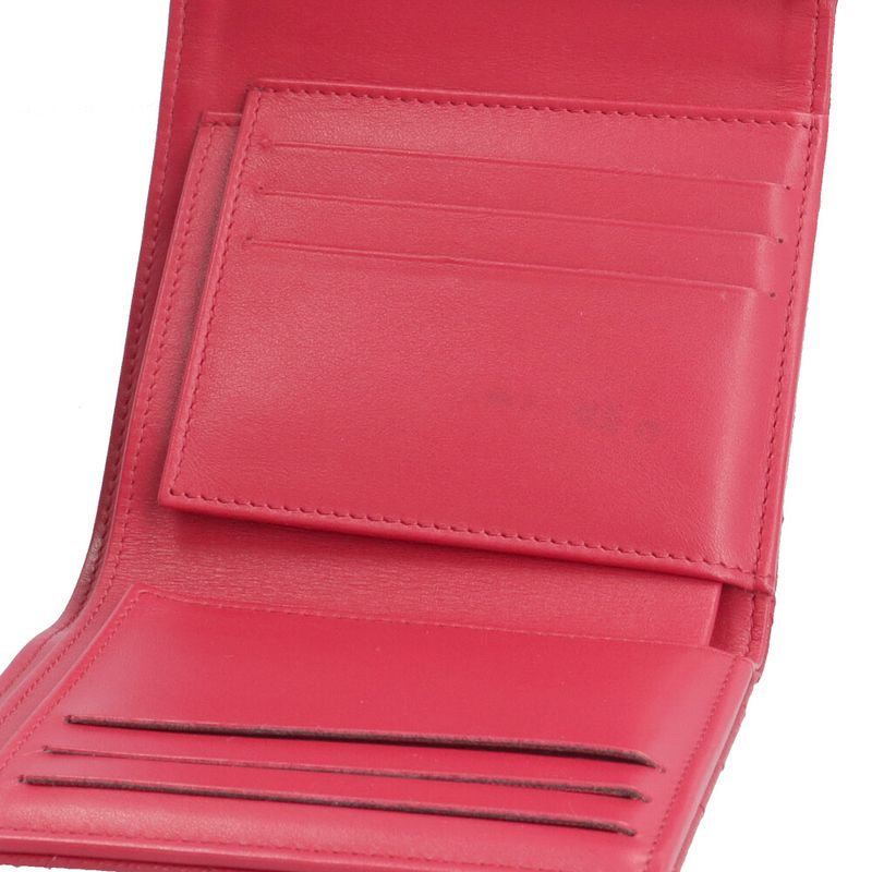 Chanel Quilted Trifold Wallet Caviar Leather