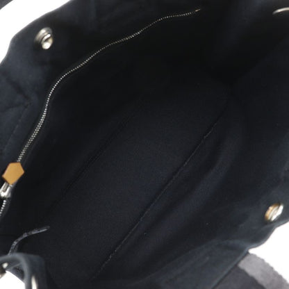 Hermes Fourre Tout PM Canvas Black Handbag