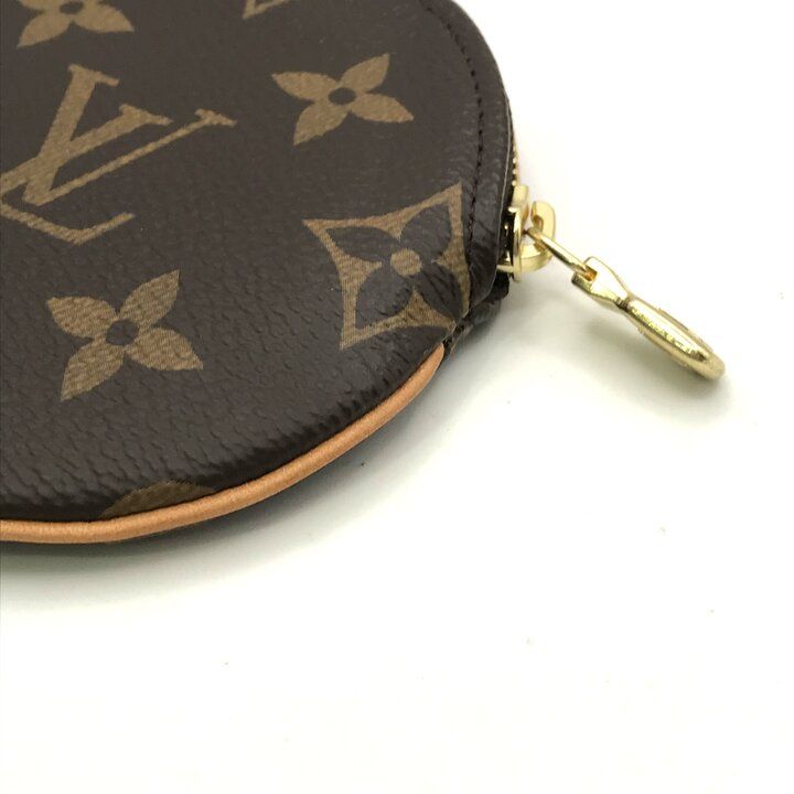 Louis Vuitton Monogram Porto Moneron Round Coin Purse Wallet