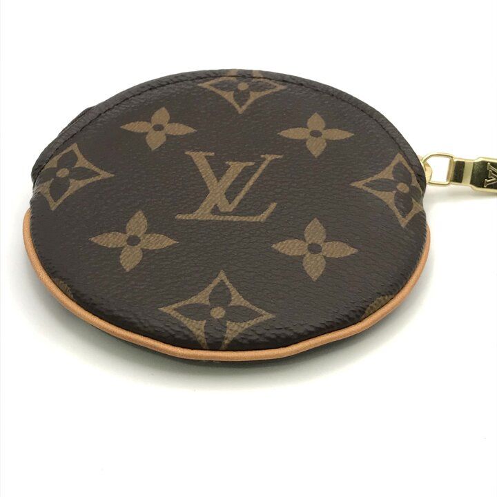 Louis Vuitton Monogram Porto Moneron Round Coin Purse Wallet