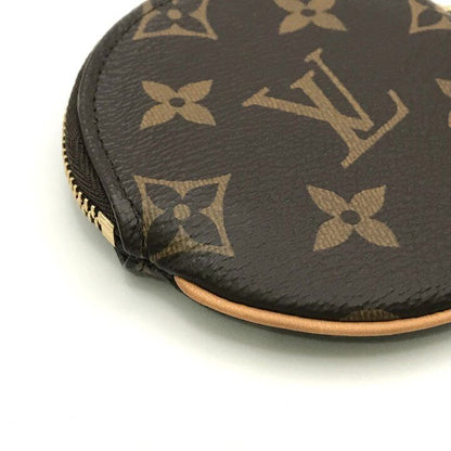 Louis Vuitton Monogram Porto Moneron Round Coin Purse Wallet