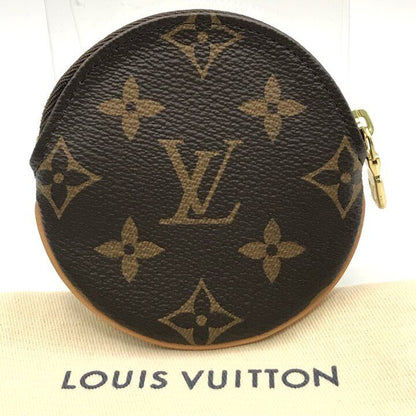 Louis Vuitton Monogram Porto Moneron Round Coin Purse Wallet
