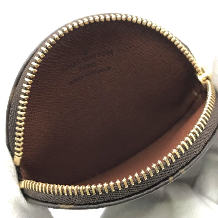 Louis Vuitton Monogram Porto Moneron Round Coin Purse Wallet