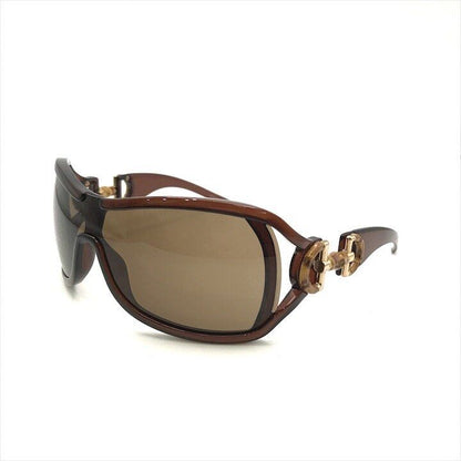 Gucci Bamboo Motif Sunglasses Eyewear Brown with Case Gift