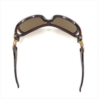 Gucci Bamboo Motif Sunglasses Eyewear Brown with Case Gift