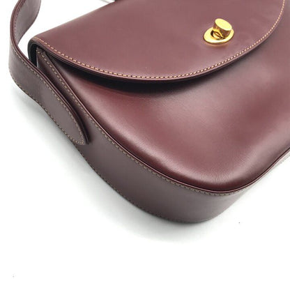 Cartier Must Line Shoulder Bag Crossbody Gold Leather