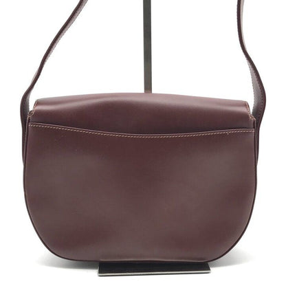 Cartier Must Line Shoulder Bag Crossbody Gold Leather