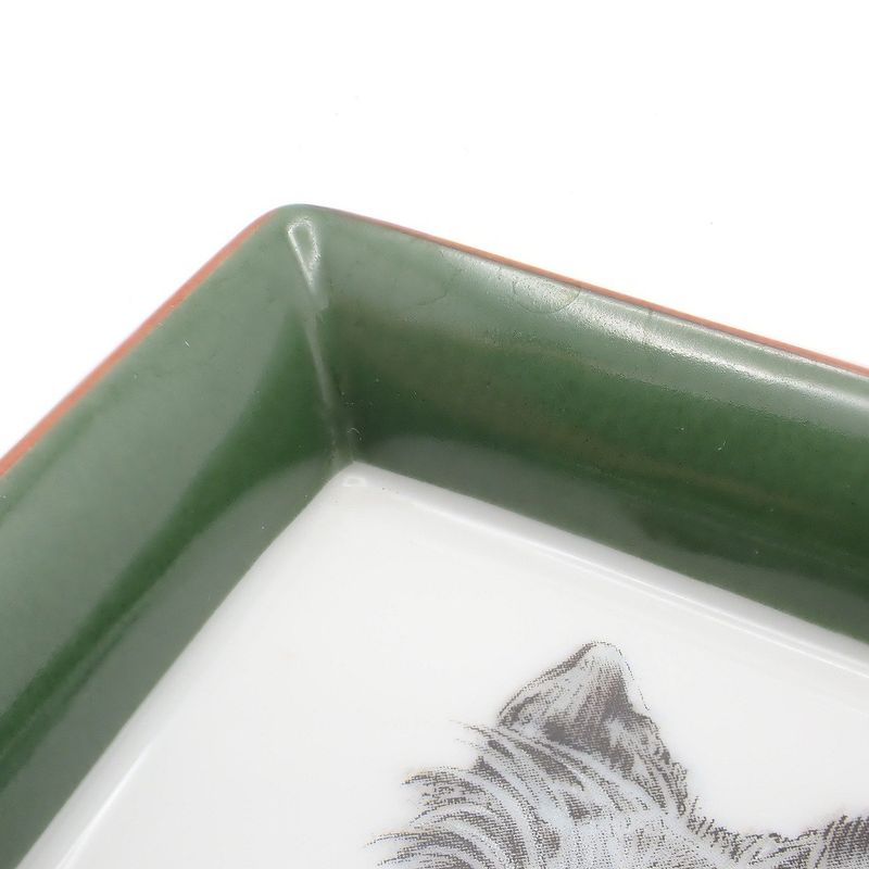 Hermes Mini Plate Boar Scottish Terrier Set of 2 