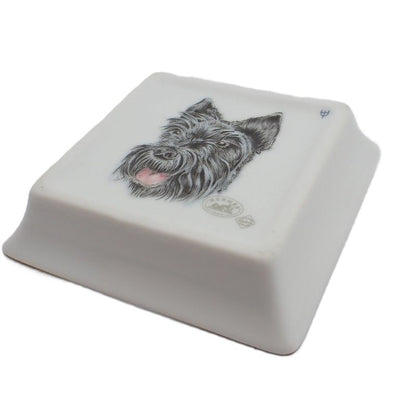 Hermes Mini Plate Boar Scottish Terrier Set of 2 