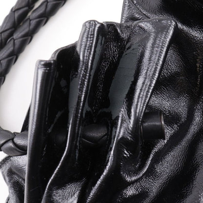 Bottega Veneta Intrecciato Leather Black Tote