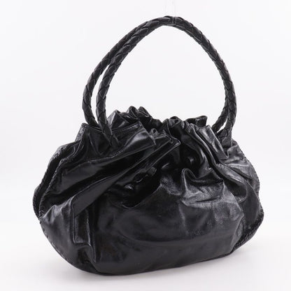Bottega Veneta Intrecciato Leather Black Tote