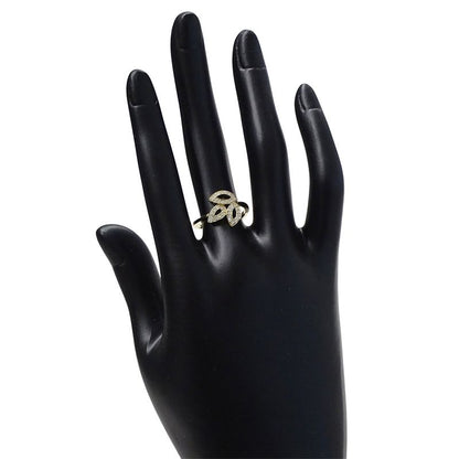 Harry Winston Ring Diamond Lily Cluster Star Mini Yellow Gold Polished