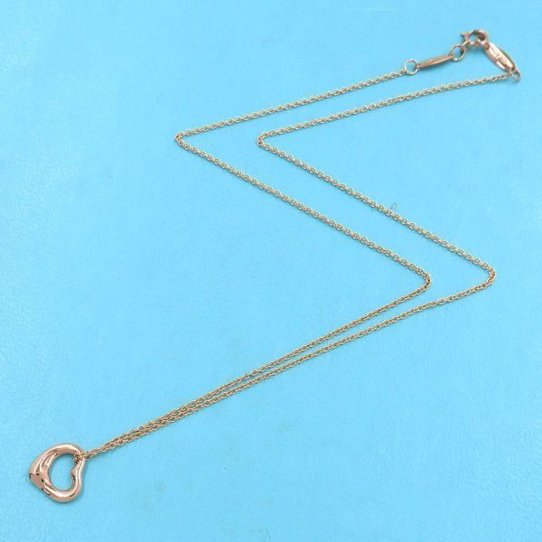 Tiffany & Co Open Heart Necklace 11 mm