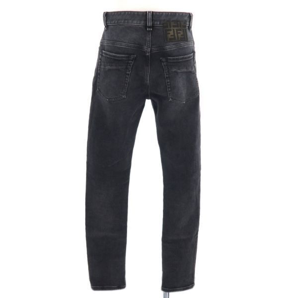 Fendi Denim Pants Gray