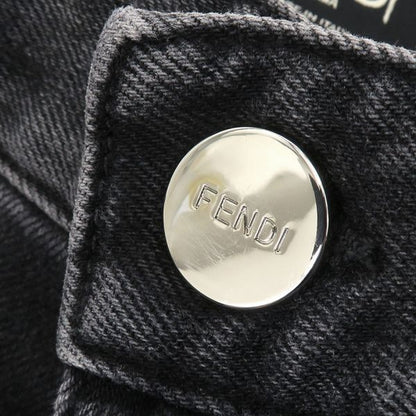 Fendi Denim Pants Gray