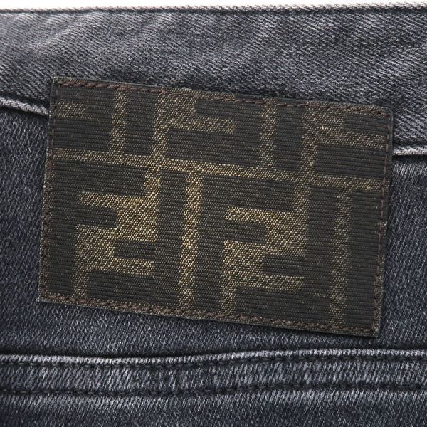 Fendi Denim Pants Gray