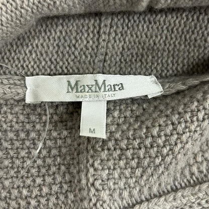 Max Mara Cardigan M Light Gray Long Sleeve